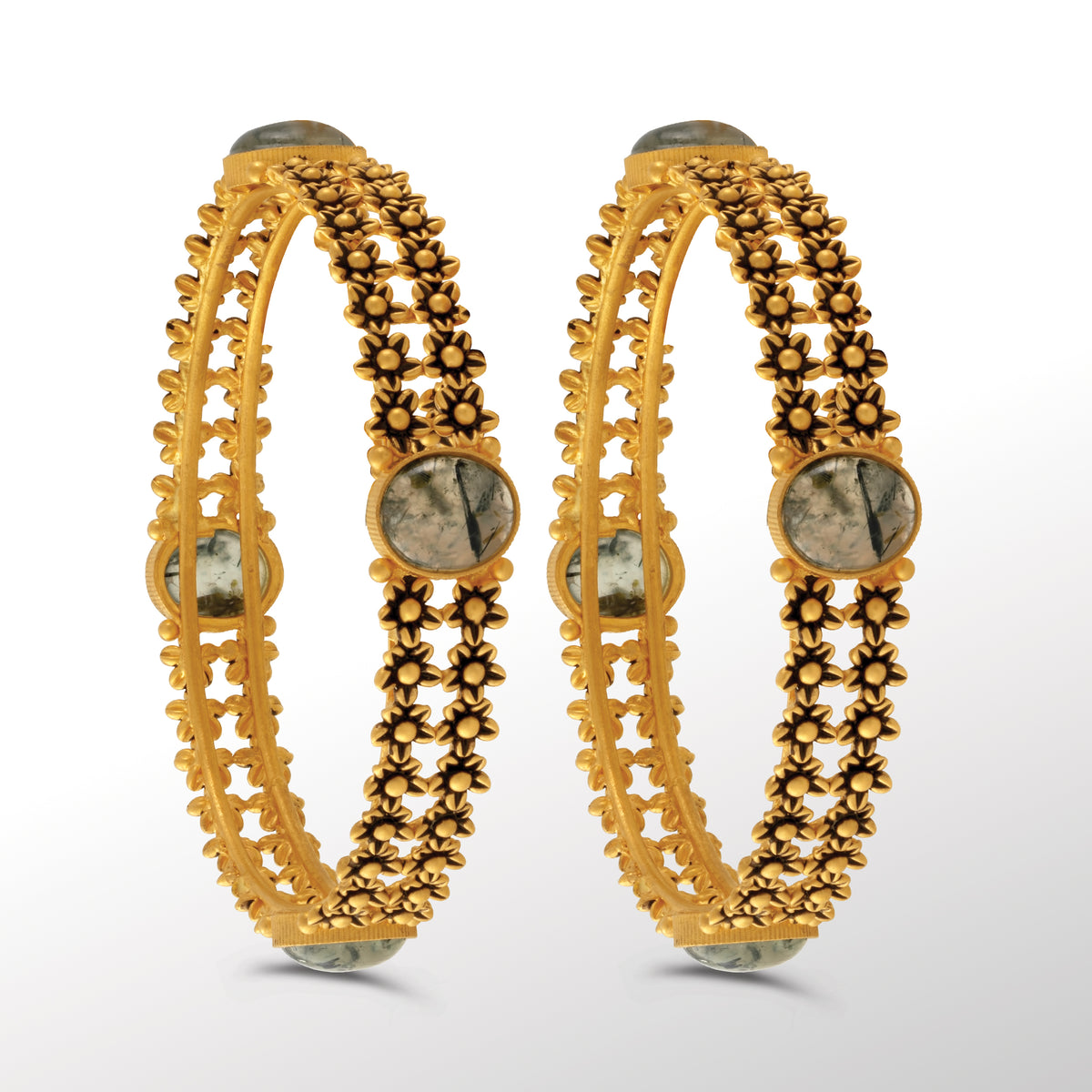 Saba Bangle Saga Antique Bangle – Meralda Jewels UAE